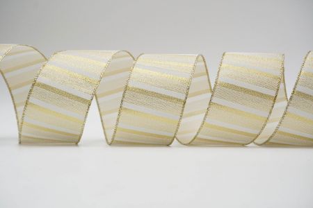 Metallic Shimmer Wired Ribbon_KF6951_gold
